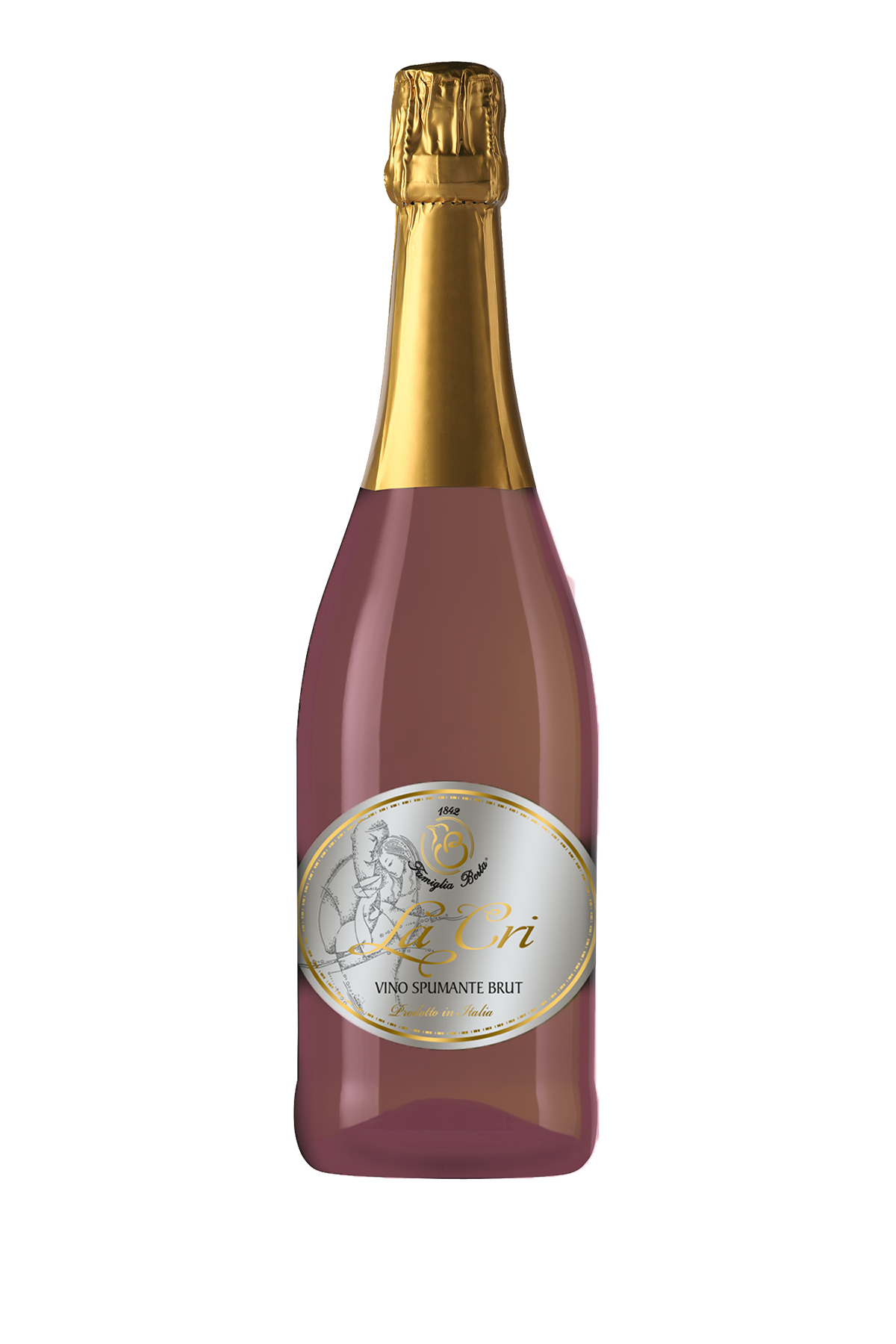 Dry Rose Sparkling Wine Online, Famiglia Berta Sparkling Rosé